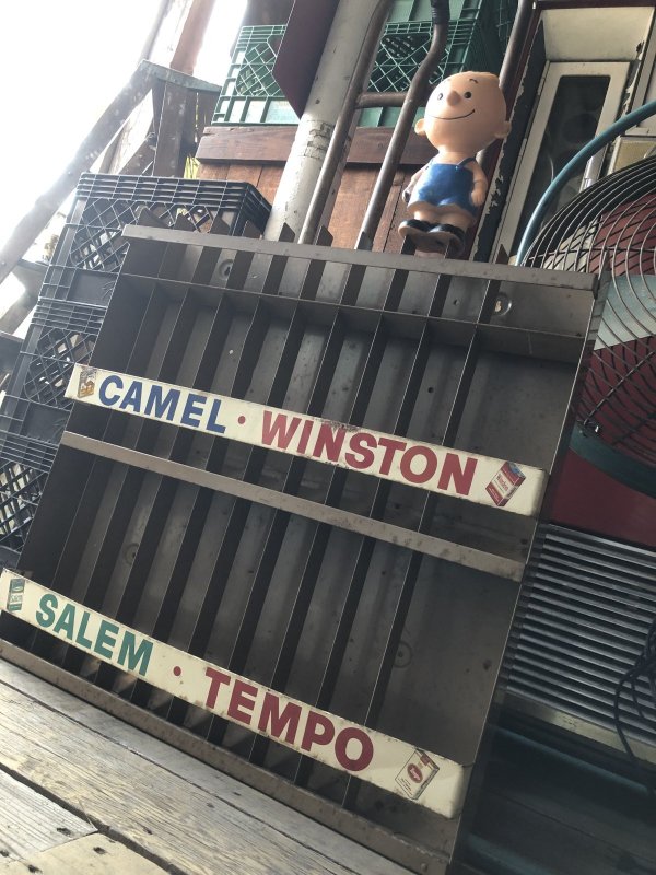 画像26: 70s Advertising Cigarette Store Display Metal Rack Camel Winston Salem Tempo20 (R420) 