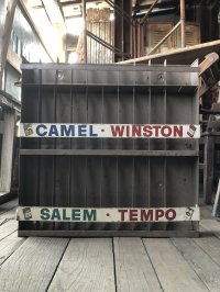 70s Advertising Cigarette Store Display Metal Rack Camel Winston Salem Tempo20 (R420) 