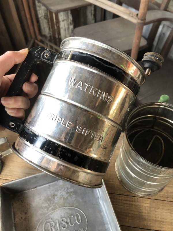 画像3: Vintage USA Kitchenware WATKINS TRIPLE SIFTER (R431) 