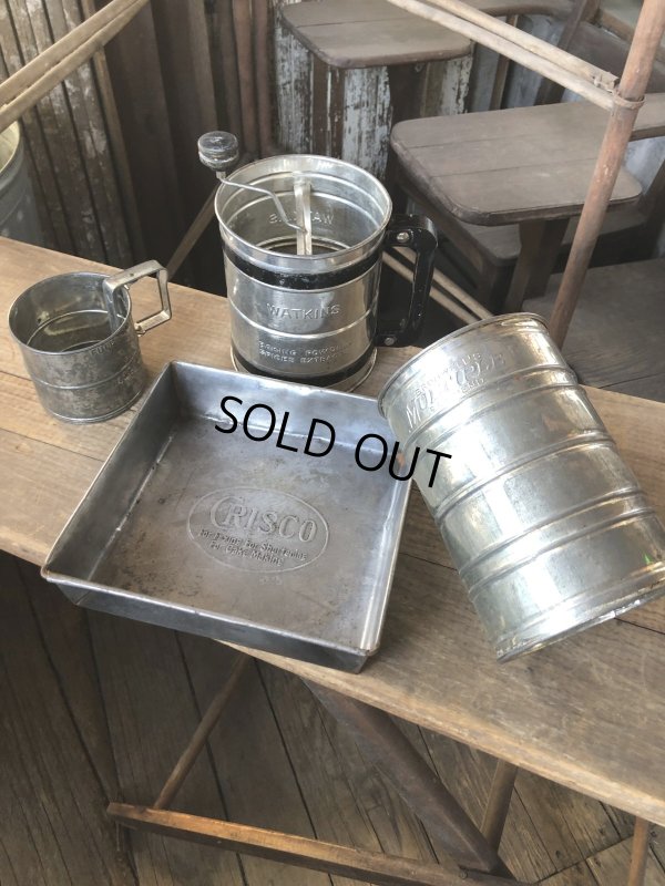 画像5: Vintage USA Kitchenware CRISCO SHORTENING Metal Pan (R428) 