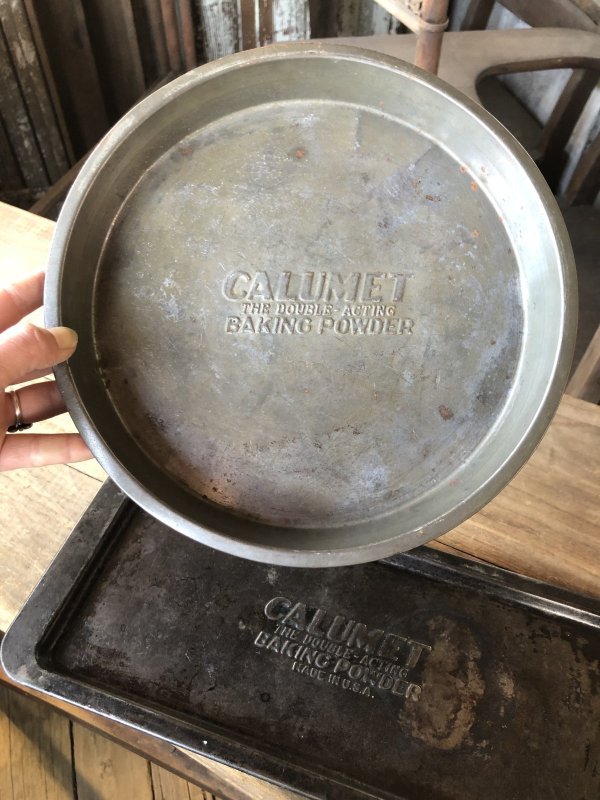 画像6: Vintage USA Kitchenware Metal Pan CALUMET Baking Powder (R427) 