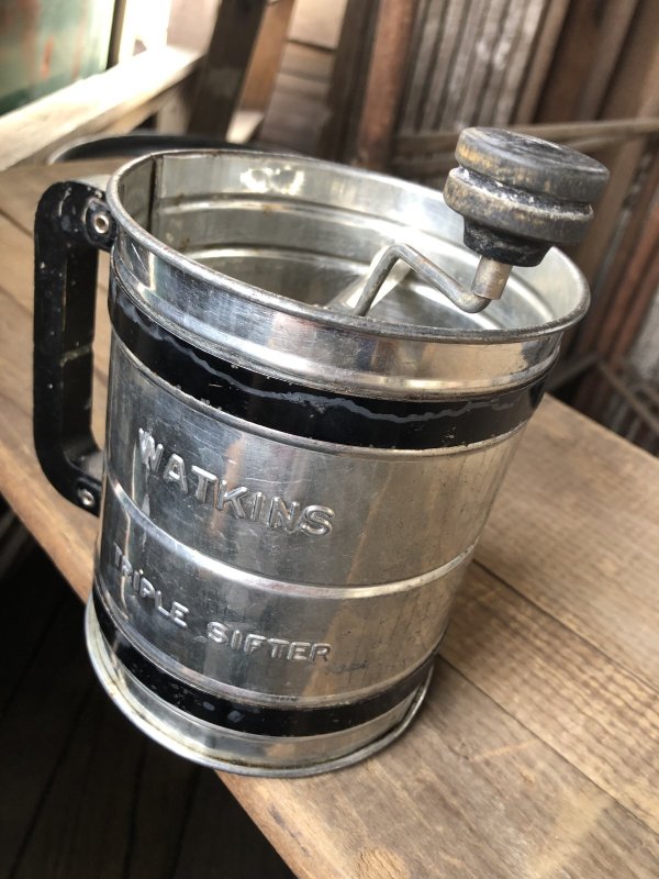 画像8: Vintage USA Kitchenware WATKINS TRIPLE SIFTER (R431) 