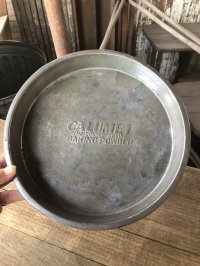 Vintage USA Kitchenware Metal Pan CALUMET Baking Powder (R427) 