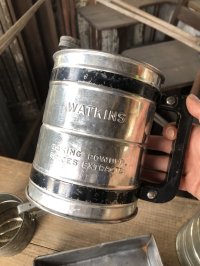 Vintage USA Kitchenware WATKINS TRIPLE SIFTER (R431) 