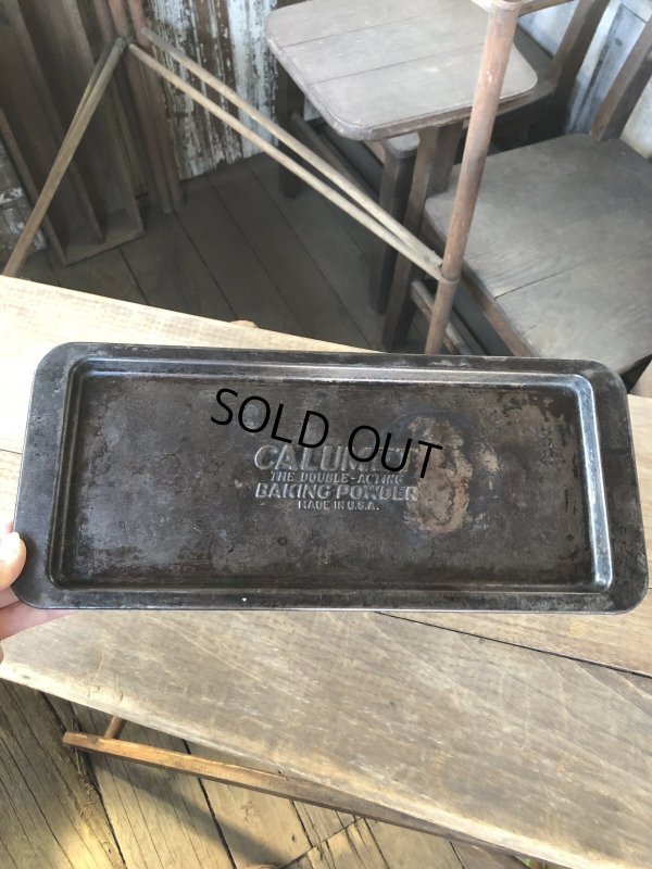 画像5: Vintage USA Kitchenware Metal Pan Plate CALUMET Baking Powder (R428) 