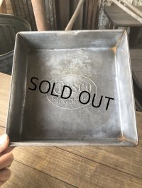 Vintage USA Kitchenware CRISCO SHORTENING Metal Pan (R428) 