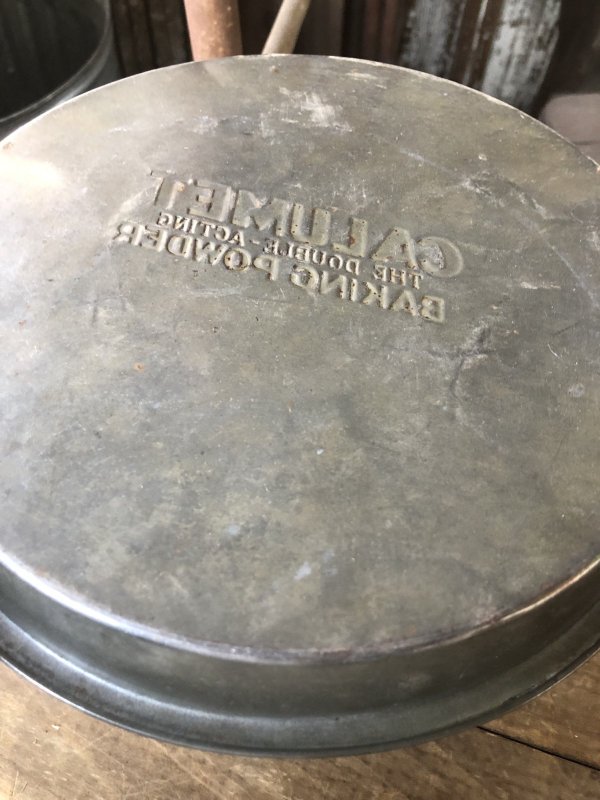 画像3: Vintage USA Kitchenware Metal Pan CALUMET Baking Powder (R427) 