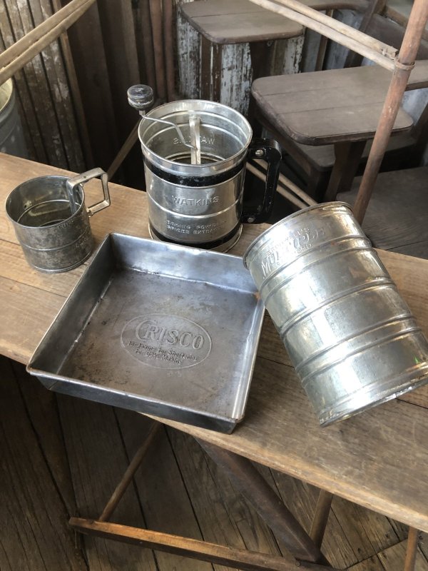 画像12: Vintage USA Kitchenware WATKINS TRIPLE SIFTER (R431) 