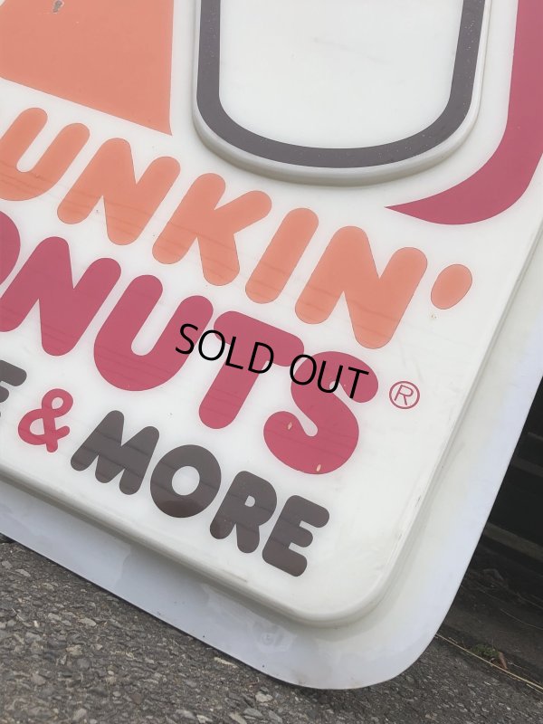 画像8: 【店舗引き取り限定】 Vintage Advertising Dunkin' Donuts Store Display Original Sign (R432)