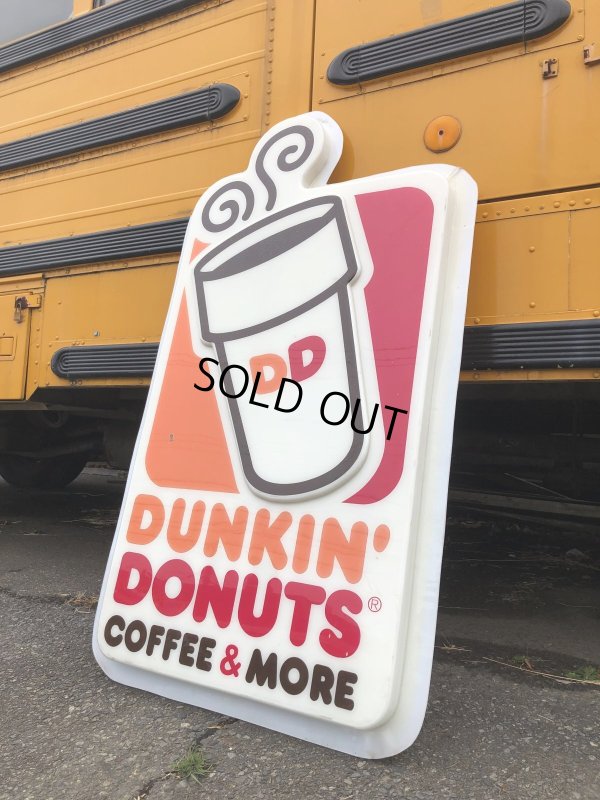 画像3: 【店舗引き取り限定】 Vintage Advertising Dunkin' Donuts Store Display Original Sign (R432)