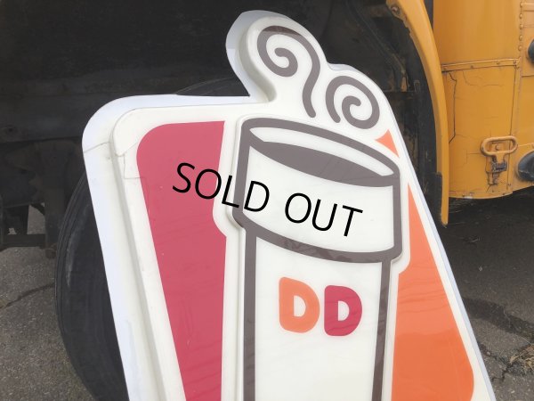 画像2: 【店舗引き取り限定】 Vintage Advertising Dunkin' Donuts Store Display Original Sign (R433) 
