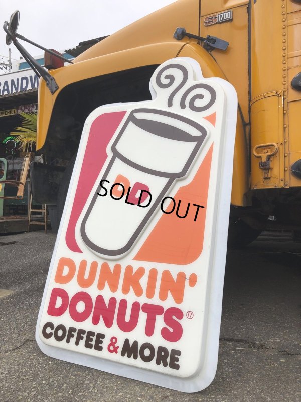 画像6: 【店舗引き取り限定】 Vintage Advertising Dunkin' Donuts Store Display Original Sign (R433) 