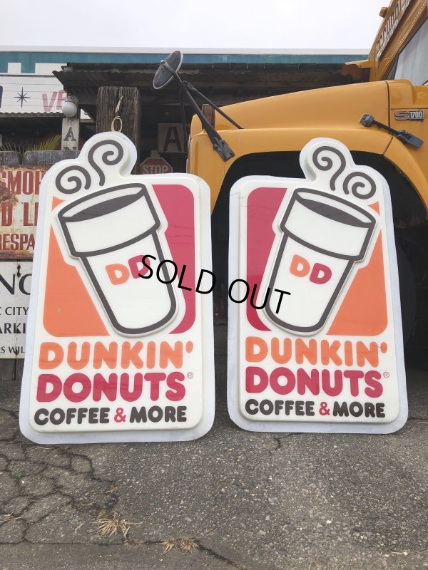 画像13: 【店舗引き取り限定】 Vintage Advertising Dunkin' Donuts Store Display Original Sign (R433) 