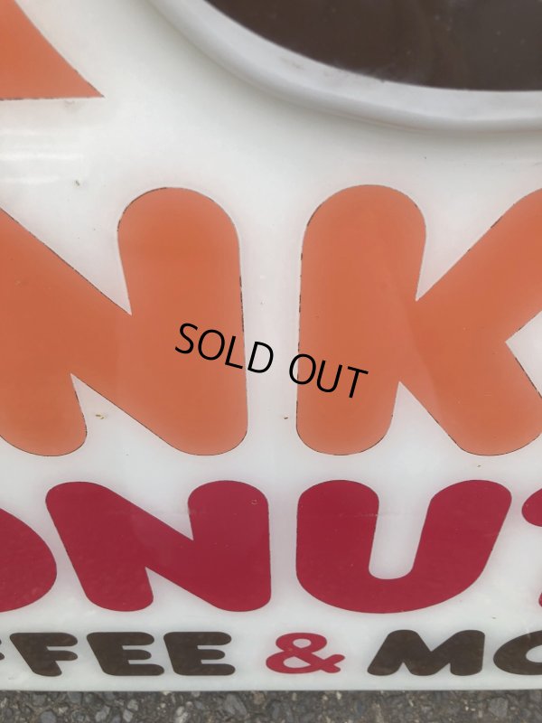 画像9: 【店舗引き取り限定】 Vintage Advertising Dunkin' Donuts Store Display Original Sign (R432)