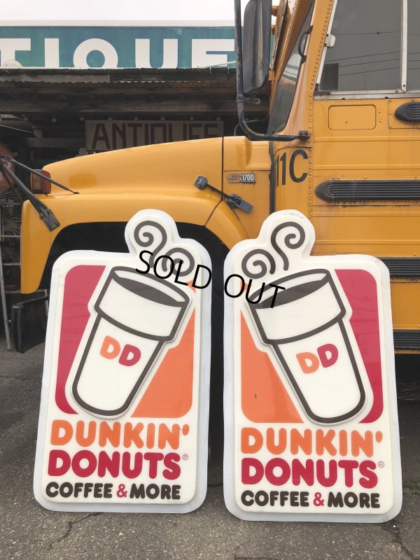画像13: 【店舗引き取り限定】 Vintage Advertising Dunkin' Donuts Store Display Original Sign (R432)