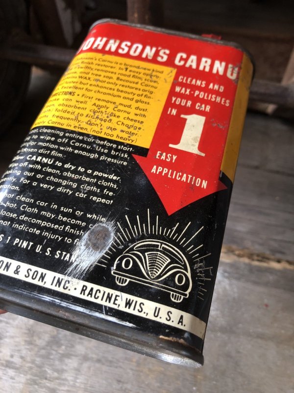 画像8: Vintage Wax Can Johnson's CARNU (R448) 