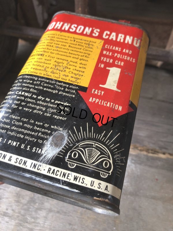 画像8: Vintage Wax Can Johnson's CARNU (R448) 