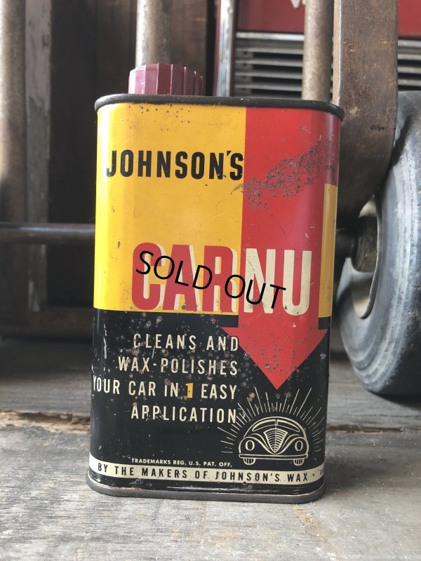 画像1: Vintage Wax Can Johnson's CARNU (R448) 