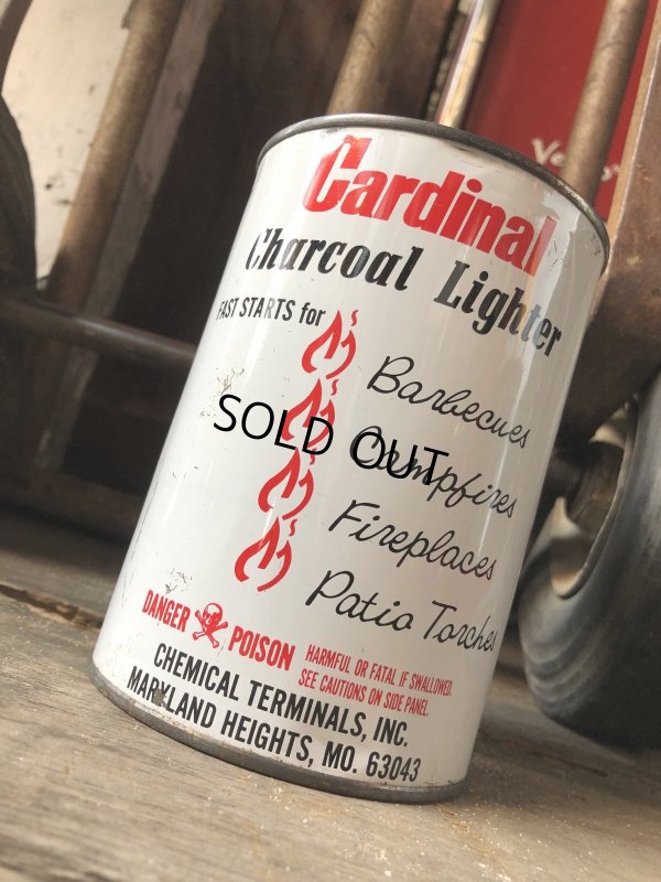画像4: Vintage Cardinal Charcoal Lighter Can (R446)