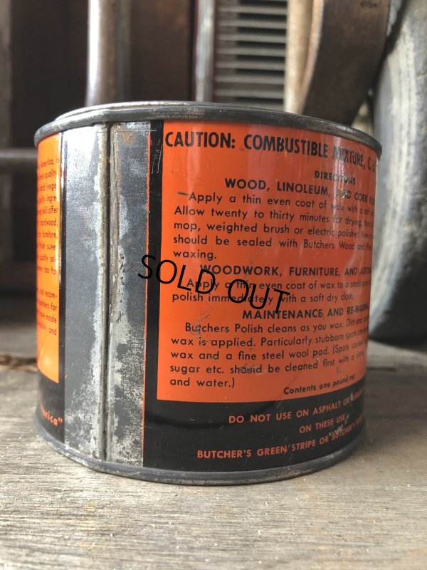 画像4: Vintage Wax Can Butgher's Boston Polish (R444)