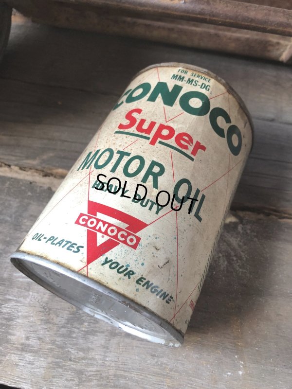 画像8: Vintage Oli Can CONOCO Super Motor Oil (M417)