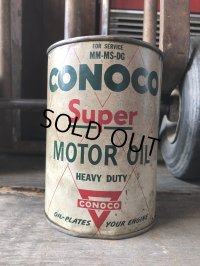 Vintage Oli Can CONOCO Super Motor Oil (M417) 
