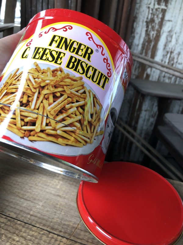 画像6: Advertising Tin Can Finger Cheese Biscuit (R422)