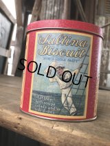 Advertising Tin Can Nabisco Saltina Biscuit (R430)
