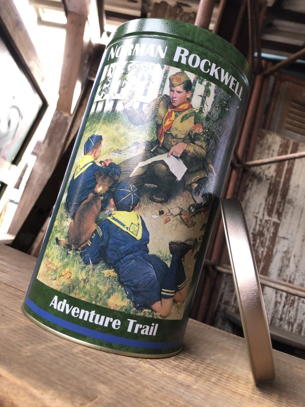 画像5: Advertising Tin Can Norman Rockwell Adventure Trail (R419)