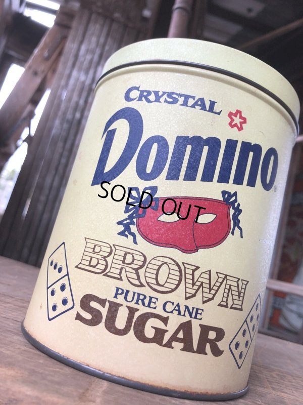 画像7: Advertising Tin Can Crystal Domino Brown Sugar (R420)