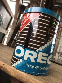 Vintage Advertising Tin Can Nabisco OREO Chocolate Sandwich Cookies (R431)
