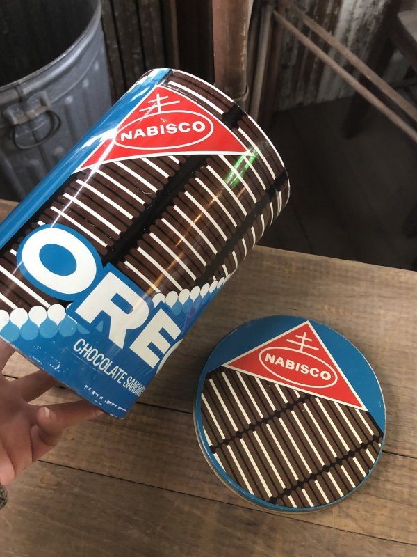 画像7: Vintage Advertising Tin Can Nabisco OREO Chocolate Sandwich Cookies (R431)