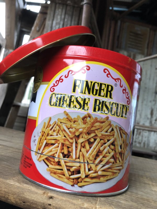 画像3: Advertising Tin Can Finger Cheese Biscuit (R422)