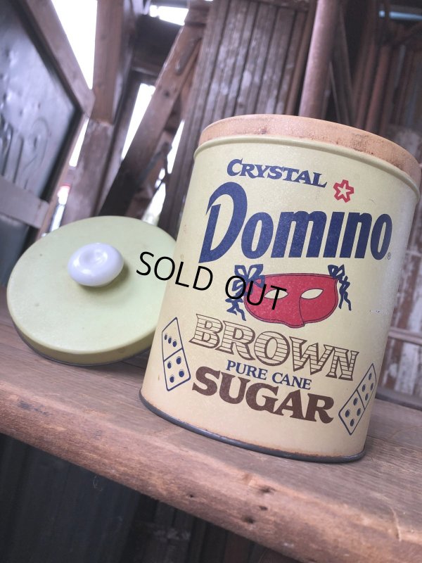 画像3: Advertising Tin Can Crystal Domino Brown Sugar (R420)