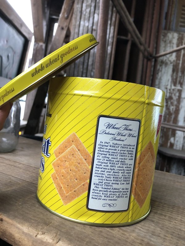 画像5: Advertising Tin Can Nabisco Limited Edition Wheat Thins (R426)
