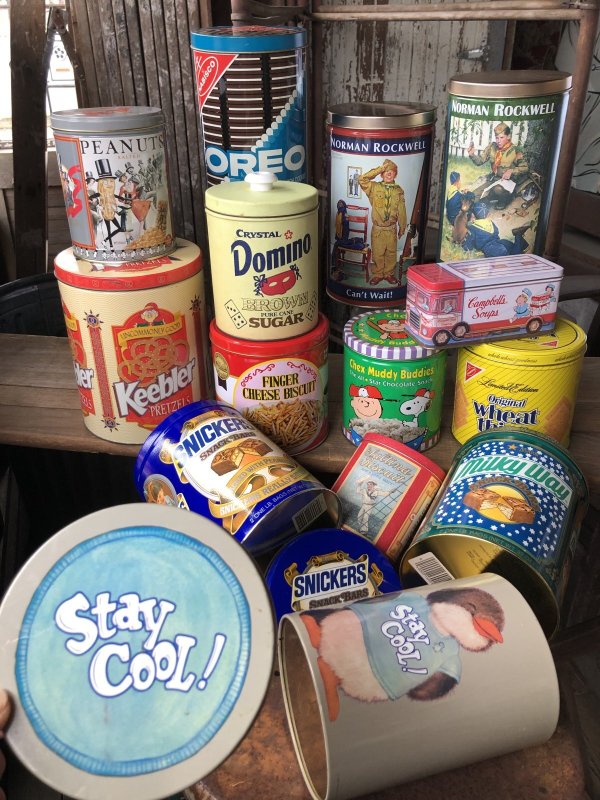 画像10: Advertising Tin Can Norman Rockwell Can't Wait!  (R418)