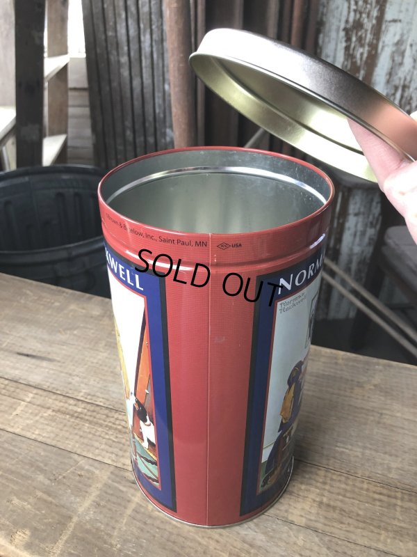 画像4: Advertising Tin Can Norman Rockwell Can't Wait!  (R418)
