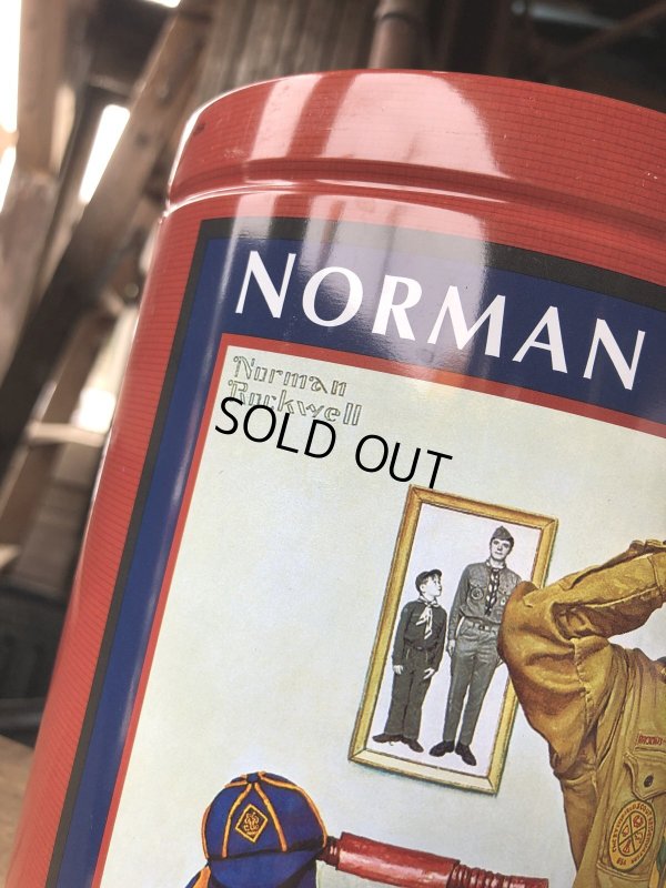 画像6: Advertising Tin Can Norman Rockwell Can't Wait!  (R418)