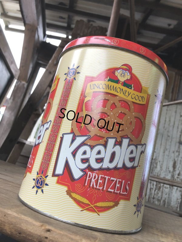 画像1: Advertising Tin Can Keebler Pretzels (R425)