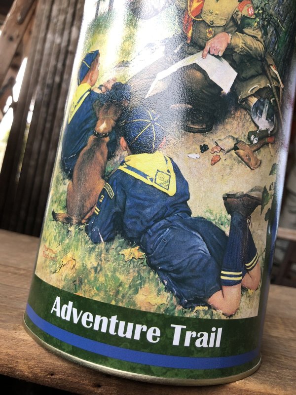 画像8: Advertising Tin Can Norman Rockwell Adventure Trail (R419)