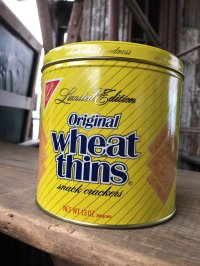 Advertising Tin Can Nabisco Limited Edition Wheat Thins (R426)