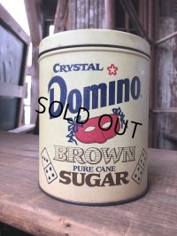 Advertising Tin Can Crystal Domino Brown Sugar (R420)
