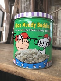 Advertising Tin Can Snoopy Chex Muddy Buddies (R421)