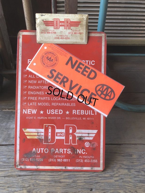 画像8: Vintage D and R Auto Parts Inc Clipboard (R434)