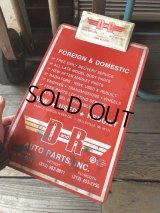 Vintage D and R Auto Parts Inc Clipboard (R434)