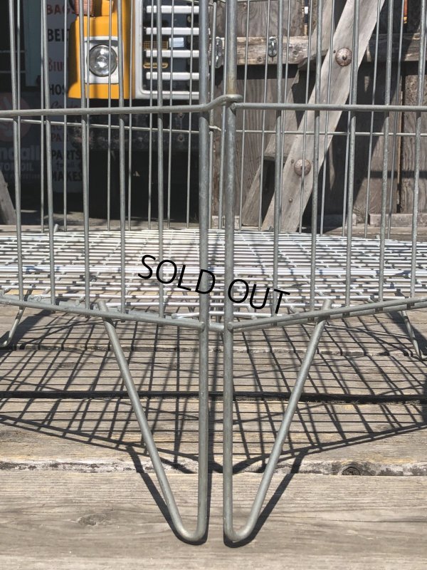 画像8: Vintage Store Display Metal Wire Basket (R435)