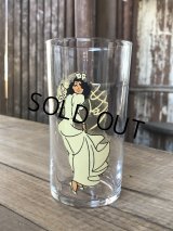 50s Vintage Pinup Girl Nude Glass (R438)