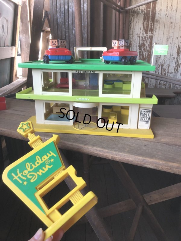 画像23: 70s Vintage Playskool The Familiar Places Holiday Inn Playset (R440)