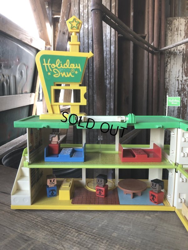 画像4: 70s Vintage Playskool The Familiar Places Holiday Inn Playset (R440)