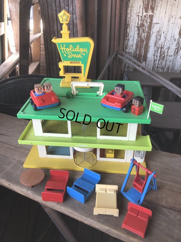 画像9: 70s Vintage Playskool The Familiar Places Holiday Inn Playset (R440)